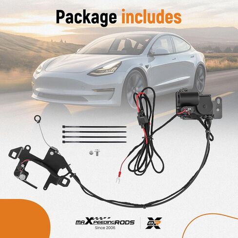 مزلاج أوتوماتيكي ناعم للإغلاق من maXpeedingrods Frunk لطراز Tesla 3 2021-2024، موديل 3 Frunk شفط كهربائي وإغلاق ناعم in Saudi Arabia