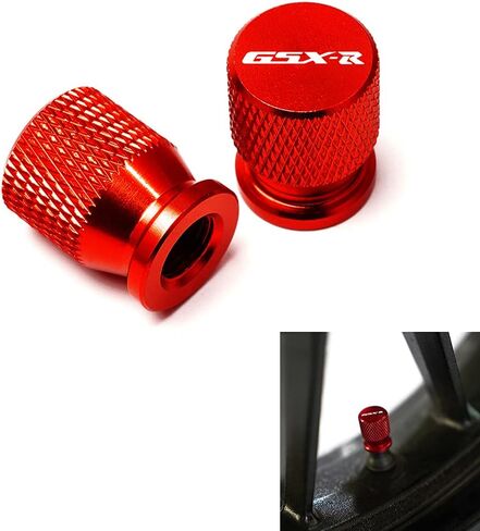 Motorcycle CNC Wheel Tire Valve Stem Caps Airtight Covers for GSX-R GSXR 600 750 1000 K1 K2 K3 K4 K5 K6 K7 K8 K9 (Blue) in Saudi Arabia