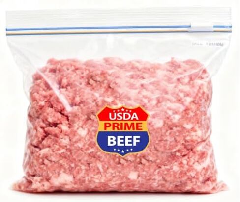 ملصقات طعام لحم البقر من USDA Prime، مقاس 1.8 × 1.5 بوصة، درجة ملصقات USDA Prime لمتاجر بقالة طعام البقر، 500 قطعة لكل لفة (Prime) in Saudi Arabia