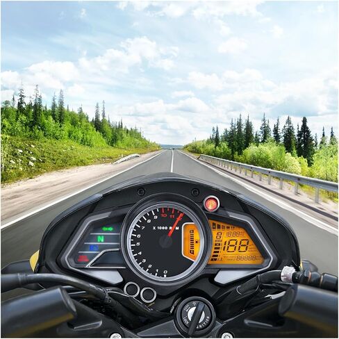 motorcycle mileometer Motorcycle Instrument For 200NS Tachometer Digital Odometer Meter Gauge With Turn Signal Light in Saudi Arabia