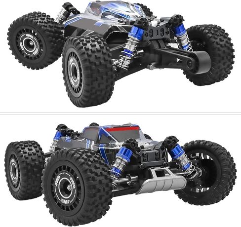 GOUPPRC Aluminum Front & Rear Shock Tower Mount Upgrades for Hyper Go H16BM H16DR H16 MJX 16207 16208 16209 16210 1/16 RC Car (Titanium) in Saudi Arabia