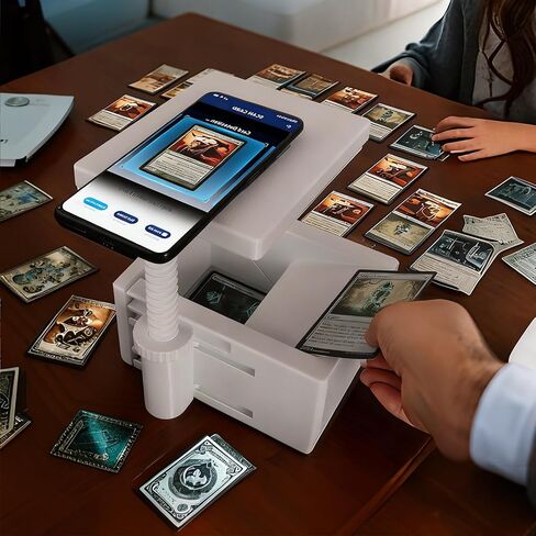 Phone Holder for TCG Card Scanning -Compatible with ManaBox App,Designed for Fast MTG & Trading Card Scans, Price Checks onUnsleeved Standard Size Cards in Saudi Arabia