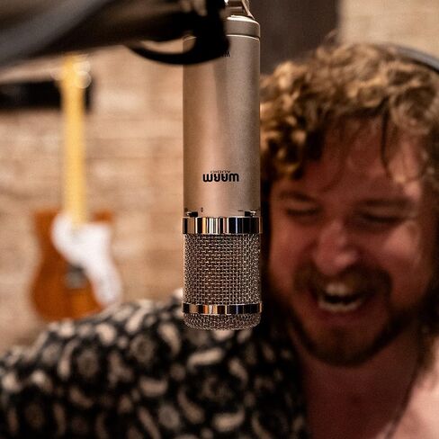 ميكروفون مكثف ذو غشاء كبير WA-47Jr من Warm Audio - أسود in Kuwait