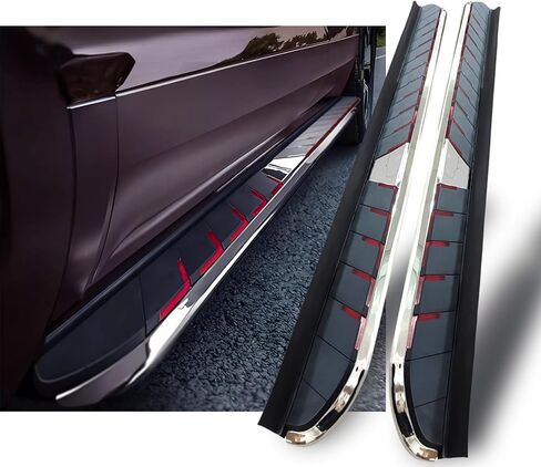 2 قطعة لوحات الجري تناسب جيب جراند شيروكي L 2022 2023 2024 2025 خطوات جانبية درج جانبي مع تثبيت أقواس الأجهزة in Kuwait