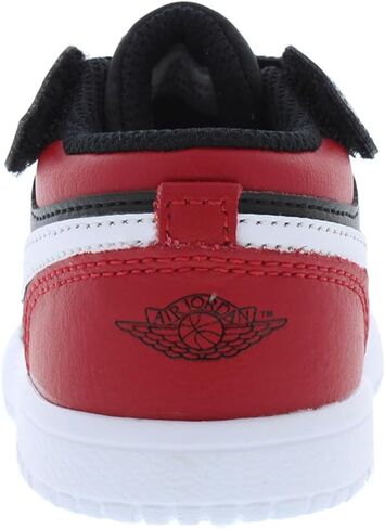 حذاء Nike Jordan 1 Low Alt PS للأولاد مقاس 12، اللون: أسود/أحمر رياضي/أبيض in Saudi Arabia