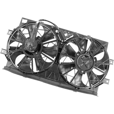 Dual Radiator and Condenser Fan Assembly for Chrysler Concorde,Intrepid,LHS,New Yorker 1993 1994 1995 1996 1997 for Dodge Intrepid 1993 1994-1997 Replacement 4596212 1 Piece in Saudi Arabia