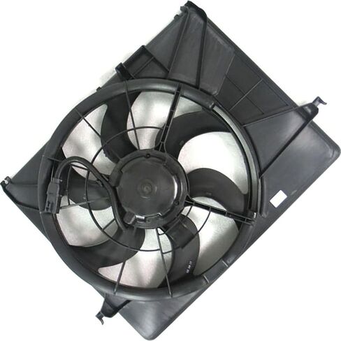Dual Radiator and Condenser Fan Assembly fits Hyundai Azera 2006 2007 2008 2009 Replacement 252313K460, 253503L280, 253803L280 1PCS in Saudi Arabia