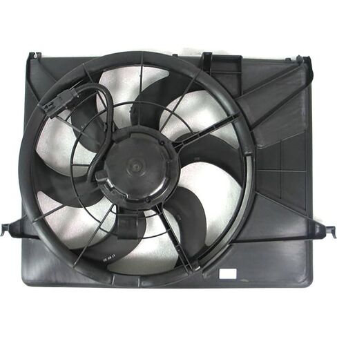 Dual Radiator and Condenser Fan Assembly fits Hyundai Azera 2006 2007 2008 2009 Replacement 252313K460, 253503L280, 253803L280 1PCS in Saudi Arabia