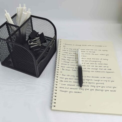 RW01P6, Gel Ink Rollerball Pens, 6 Pack, Black Ink, Ultra Fine, 0.5mm, Writting Smooth, Gradient Color (Black RW01P6) in Saudi Arabia