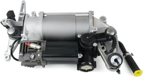 Air Suspension Compressor With Carrier And Relay Compatible With 7L0616007A 7L0698007B 7L0616007C 7L0698007D Fits AP01 Models in Saudi Arabia