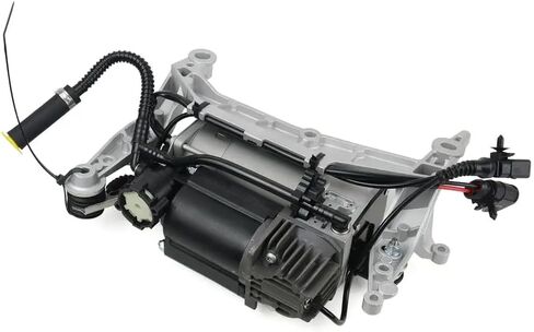 Air Suspension Compressor With Carrier And Relay Compatible With 7L0616007A 7L0698007B 7L0616007C 7L0698007D Fits AP01 Models in Saudi Arabia