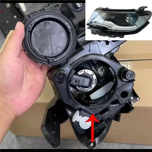 Headlight Dust Cover for Compass 2017 2018 2019 2020 2021 Headllamp Rear Dust Cover High Beam Headlight Lengthened Seal Cap in Saudi Arabia