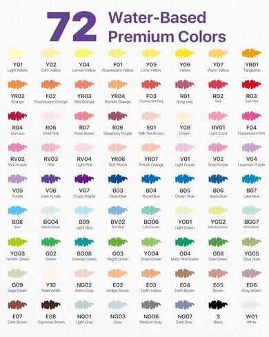 JusArt 30 Colors Acrylic Paint Markers Brush Tip, Water Based Paint Pens with Automatic Ink-Control, Waterproof 1-8mm Flexible Tip Acrylic Markers for Rock Painting, Wood, Fabric, Egg, Art Supplies in Kuwait