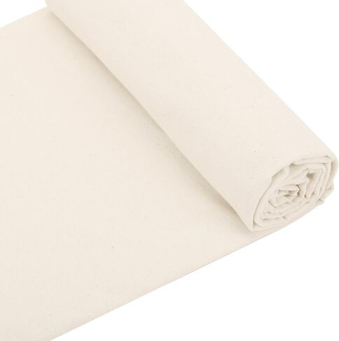 61" X 36"(1 Yard) Cotton Canvas Fabric, Natural Cotton Duck Canvas Fabric for Painting, Sewing, Bags Making, Arts & Crafts (7oz) in Kuwait