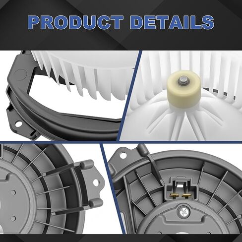 محرك منفاخ PartsFlow HVAC مع مروحة متوافق مع 2014-2023 Jeep Cherokee 2.4L/2.0L/3.2L 2015-2017 Chrysler 200 2.4L/3.6L 615-00712 68223053AC 700293 in Saudi Arabia