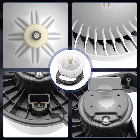 محرك منفاخ PartsFlow HVAC مع مروحة متوافق مع 2014-2023 Jeep Cherokee 2.4L/2.0L/3.2L 2015-2017 Chrysler 200 2.4L/3.6L 615-00712 68223053AC 700293 in Saudi Arabia