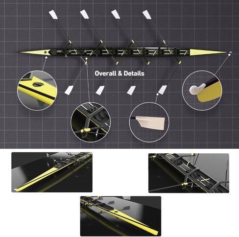 Rowing 8+ Alloy Model,a Birthday Present,Club Gifts,Souvenirs for Large-Scale competitions, Simulation Rowing Model in Saudi Arabia