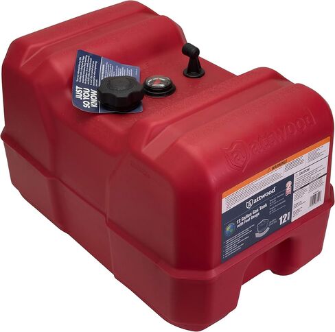 Attwood 8803LPG2S EPA and CARB Certified Portable Boat Gas Tank with Gauge, 3 Gallon Capacity in Saudi Arabia
