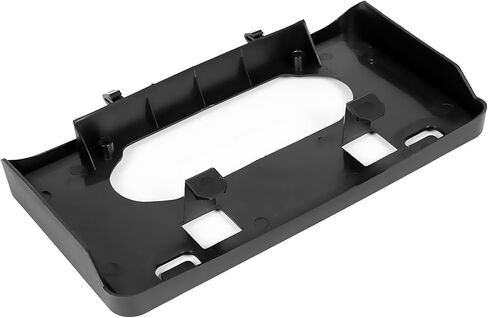 إطار لوحة الترخيص الأمامي Generic متوافق مع Ford F-150 2009 2010 2011 2012 2013 2014، حامل ممتص الصدمات أسود من البولي بروبيلين لسيارة بيك اب F-150 09-14 in Saudi Arabia
