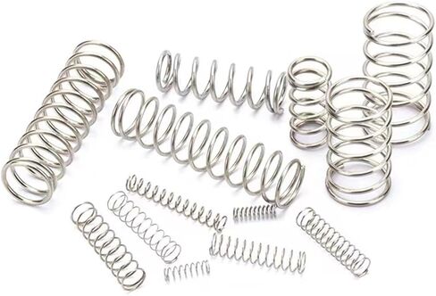 LJPshop-Compression Spring Wire Diameter1.0mm, Length 10-50mm, Outer Diameter 5-12mm Y-Shaped Stainless Steel Return Pressure Spring, 10pcs, Good Flexibility(50mm(10PCS),8mm) in Kuwait