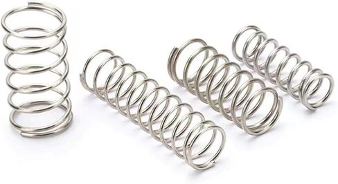 LJPshop-Compression Spring Wire Diameter1.0mm, Length 10-50mm, Outer Diameter 5-12mm Y-Shaped Stainless Steel Return Pressure Spring, 10pcs, Good Flexibility(50mm(10PCS),8mm) in Kuwait