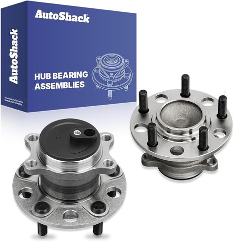AutoShack Rear Wheel Hub Bearing Assemblies with ABS Replacement for 2007-2017 Jeep Patriot 2-PC in Saudi Arabia