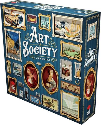اللوحات القوية: Art Society - لعبة لوحية للتجميع، المزايدة في المزادات، جمع وعرض أعمالك الفنية، للأعمار من 10 سنوات فما فوق، 2-4 لاعبين، 30-60 دقيقة in Saudi Arabia