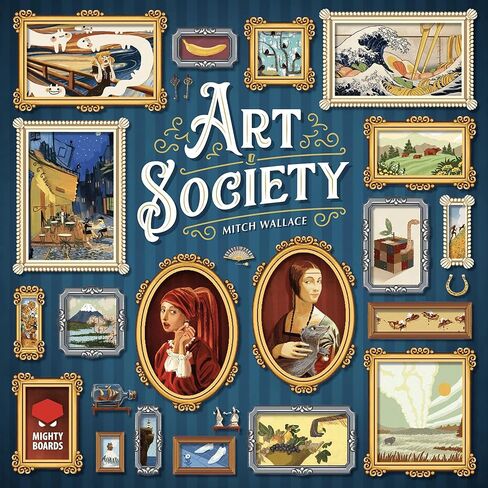 اللوحات القوية: Art Society - لعبة لوحية للتجميع، المزايدة في المزادات، جمع وعرض أعمالك الفنية، للأعمار من 10 سنوات فما فوق، 2-4 لاعبين، 30-60 دقيقة in Saudi Arabia