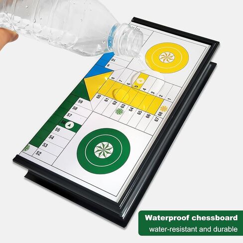 Ludo Board Game - Magnetic Folding Travel Set, Suitable for Adults and Kids, Easy to Carry, 9.78 inches in Size in Saudi Arabia