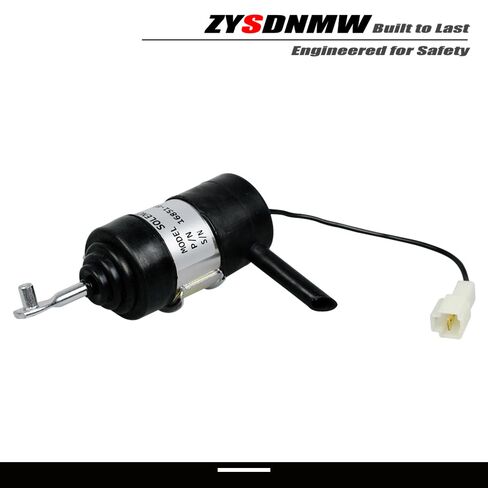 16851-60014 الملف اللولبي لإيقاف الوقود 16851-60010 16851-60011 16851-60012 052600-4531 101046 متوافق مع جزء جرار كوبوتا، الملف اللولبي لإيقاف المولد 12VDC in Kuwait