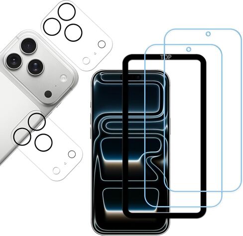 Easy Alignment Frame Designed For Google Pixel 8 Tempered Glass Screen Protector 2-Pack Camera Lens Protector Film 2-Pack in Kuwait
