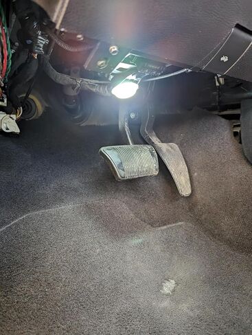 iJDMTOY Round Shape Xenon White Full LED Footwell Under Dash Courtesy Light Assemblies Compatible with RAM 1500 2500 3500 Classic Dodge Durango, with Jeep Grand Cherokee Wrangler Commander Liberty in Saudi Arabia