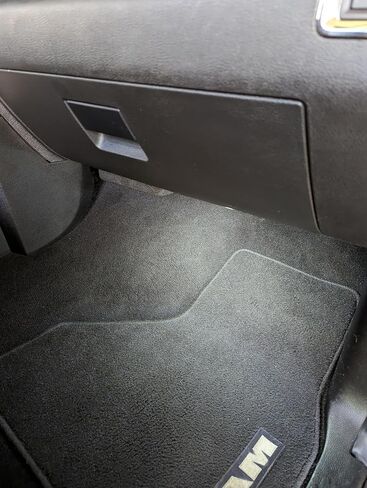 iJDMTOY Round Shape Xenon White Full LED Footwell Under Dash Courtesy Light Assemblies Compatible with RAM 1500 2500 3500 Classic Dodge Durango, with Jeep Grand Cherokee Wrangler Commander Liberty in Saudi Arabia