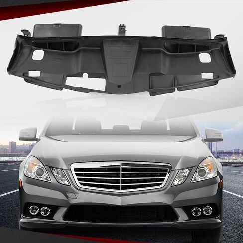 Radiator Fan Shroud Top Upper Cover Shield Compatible with Benz E350 4Matic Coupe 2-Door 2012-2013; Fit Benz E350 4Matic Sedan 4-Door 2012-2013 2125000155, 2125000255, 2125000355, A2125000255 Black in Saudi Arabia