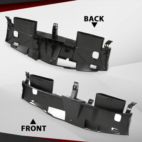 Radiator Fan Shroud Top Upper Cover Shield Compatible with Benz E350 4Matic Coupe 2-Door 2012-2013; Fit Benz E350 4Matic Sedan 4-Door 2012-2013 2125000155, 2125000255, 2125000355, A2125000255 Black in Saudi Arabia