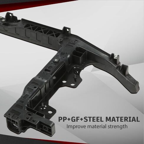 Front Radiator Support Assembly Compatible with Hyundai Elantra 2021-2023 HY1225222, 64101AB000 Black in Saudi Arabia
