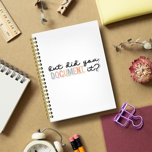 BRRNYOI But Did You Document It Notebook Journal 5.5x8.3, HR Human Resource Gifts, Office Humor Gifts for Coworker Notebook, Funny Work Gift Hardcover Spiral Notebooks for Note Taking in Saudi Arabia