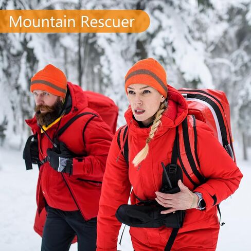 10 Pcs Safety Beanie Bulk Safety Reflective Beanie Knit Hat Reflective High Visibility Knit Hat Winter High Visibility Unisex Knit for Winter Marathon Outdoor Worker Running or Biking Security Guards in Saudi Arabia