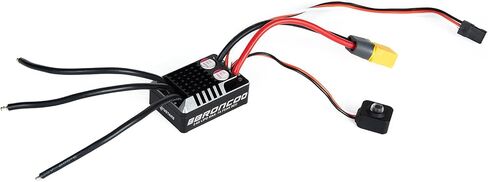 Skystars 50A 2-6S RC الزاحف مقاوم للماء بدون فرش ESC نظام الطاقة BEC 5.20-7.5V قابل للتعديل لسيارات RC بمقياس 1/8 1/10 متوافقة مع SCX10 TRX-4 TRX-6 in Saudi Arabia