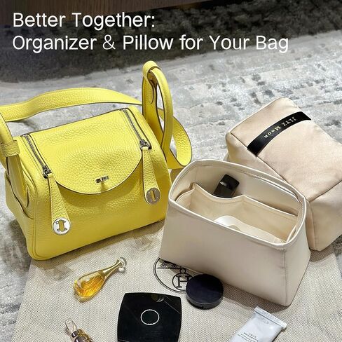 Purse Shaper for Lindy Bags, Velvet Bag Pillow Inserts Compatible with Hermes Lindy, Superior Resilience, Exclusively for Mini Lindy in Saudi Arabia