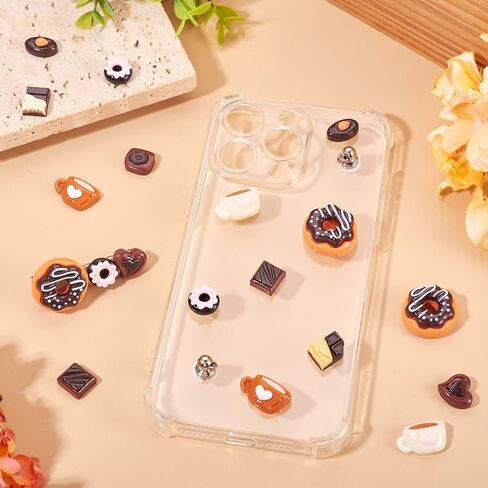 Resin Cabochons Charms Resin Flatback Cabochons Embellishments Miniature Ornaments for DIY Craft Scrapbooking Photo Phone Decor in Saudi Arabia