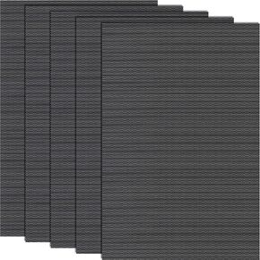 10 ورقات 0.5 مم من شبكة عيون الفراء الأبيض، ورقة شبكة عين من البولي فينيل كلوريد قابلة للطباعة مقاومة للماء من أجل الدعائم التنكرية ذات الفراء صناعة الحرف اليدوية - 11.8 بوصة × 7.87 بوصة in Kuwait