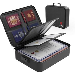 منظم ملفات الأكورديون المقاوم للحريق، منظمة مدرسية مهمة للوثائق، حامل إيصالات محمول، مجلدات ملفات مقاومة للماء للورق A4 لجواز السفر النقدي... in Kuwait