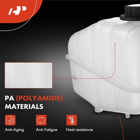 A-Premium Heavy Duty Pressurized Coolant Recovery Overflow Reservoir Tank (with Cap) Compatible with International Harvester 3800, 4700, 4700LP, 4800, 4900, 1995-2002 7.6L, Replace for 5C4Z8A080AA in Saudi Arabia