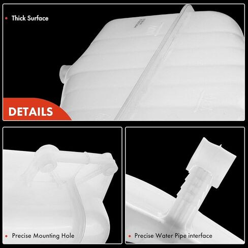A-Premium Heavy Duty Pressurized Coolant Recovery Overflow Reservoir Tank (with Cap) Compatible with International Harvester 3800, 4700, 4700LP, 4800, 4900, 1995-2002 7.6L, Replace for 5C4Z8A080AA in Saudi Arabia