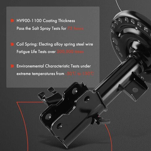 A-Premium Front Shock Absorber Strut Assembly Compatible with Nissan Altima 2013 2014 2015, Sedan, 2-PC Set in Saudi Arabia