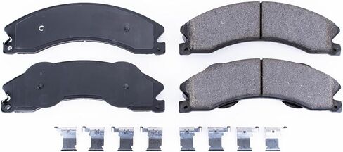 Power Stop 17-1411, Z17 Front Ceramic Brake Pads with Hardware in Saudi Arabia