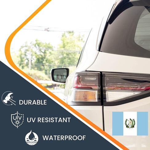 Magnet Me Up Guatemala Guatemalan Flag Car Magnet Decal, 4x6 Inches, Heavy Duty Automotive Magnet for Car, Truck SUV in Saudi Arabia