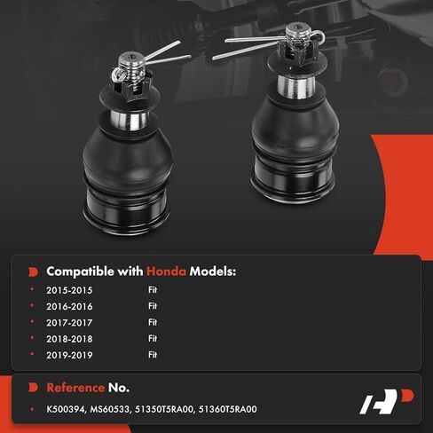A-Premium 2 x Front Lower Ball Joints, Compatible with Honda Fit 2015 2016 2017 2018 2019 in Saudi Arabia