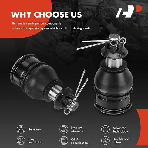 A-Premium 2 x Front Lower Ball Joints, Compatible with Honda Fit 2015 2016 2017 2018 2019 in Saudi Arabia